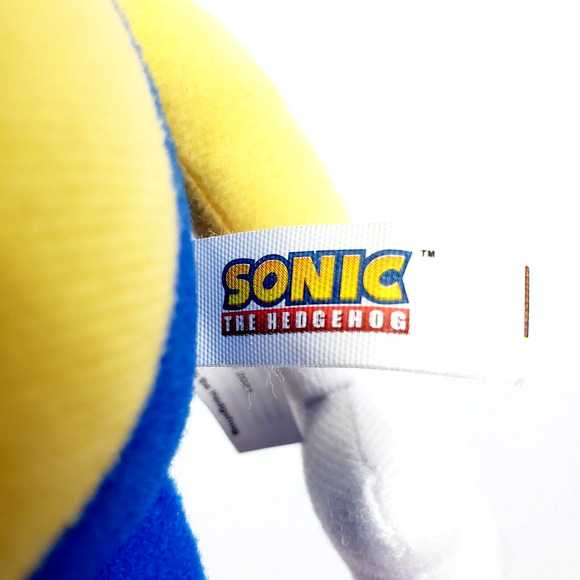 Sonic The Hedgehog Sega Plush Boy's 12" Blue Stuffed Animal Toy Factory Gaming - Picture 4 of 8